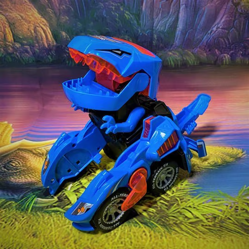 🔥 Promotion 40% OFF🎁LED DINOSAUR TRANSFORMATION CAR TOY