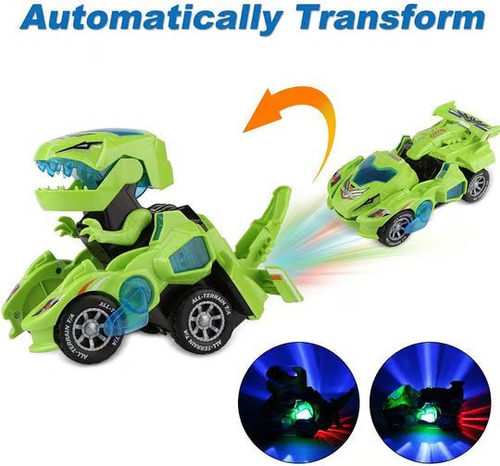 🔥 Promotion 40% OFF🎁LED DINOSAUR TRANSFORMATION CAR TOY