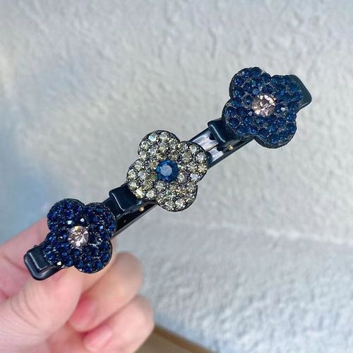 ✨Sparkling Crystal Stone Braided Hair Clips✨