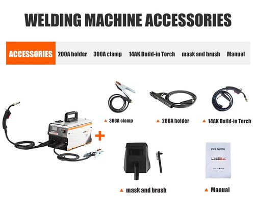 Portable inverter welding machine with 15A plug