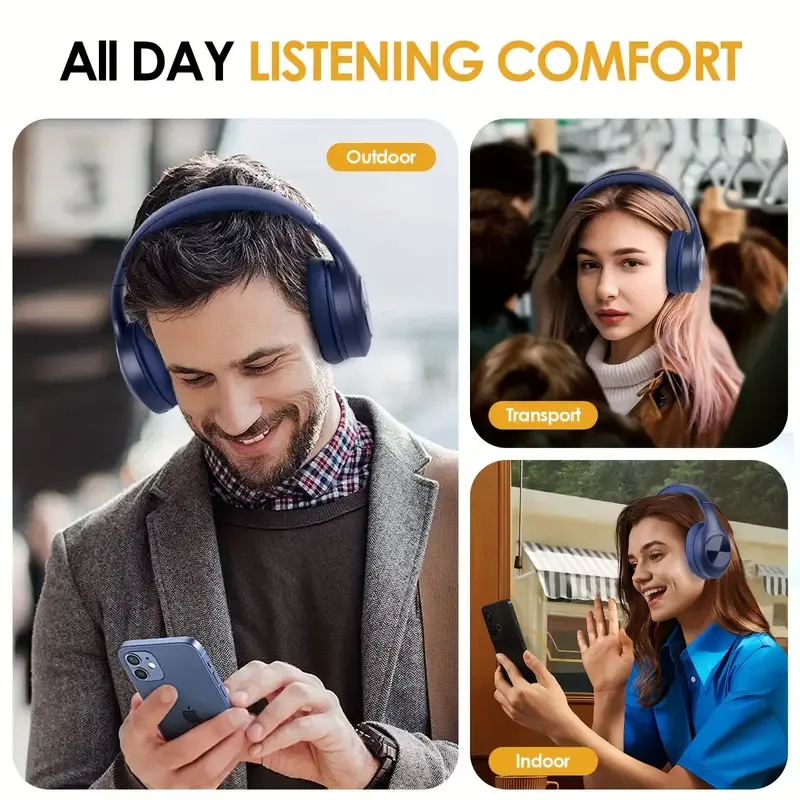 Siindoo Wireless Over-Ear Headphones