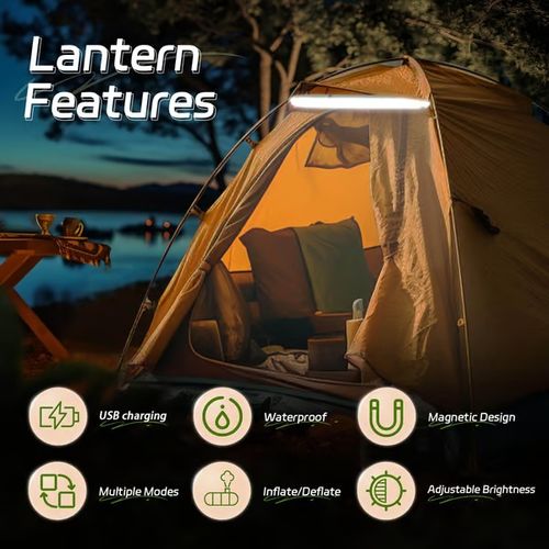🌟Camping Light Strip Tent Light Usb Plug Foldable Inflatable For Outdoor Waterproof Led Light