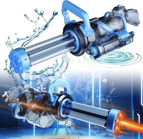 🔥Gatling water gun electric, water gun for children, Glowing effects, range of