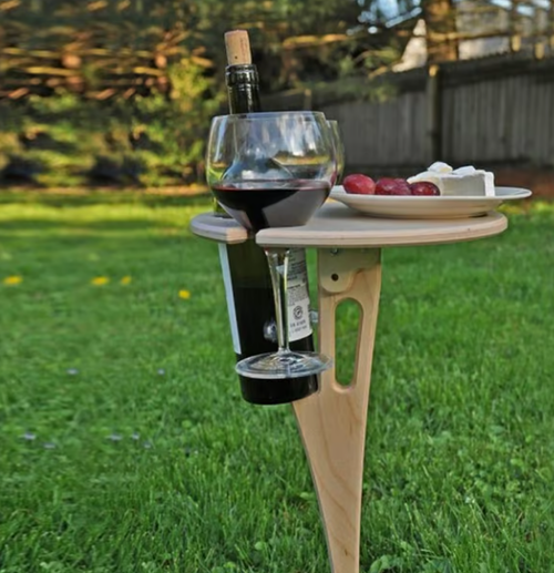 Outdoor Portable Diy Wine Table