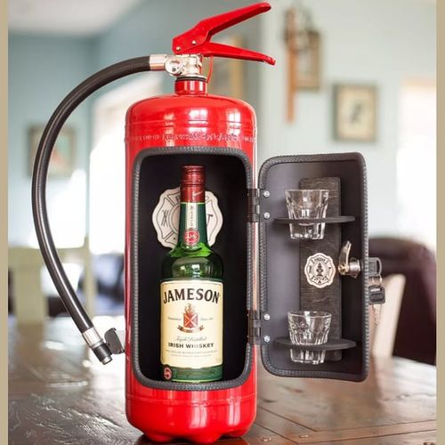 My Cave My Rules gift Can Bar Set Fire Extinguisher