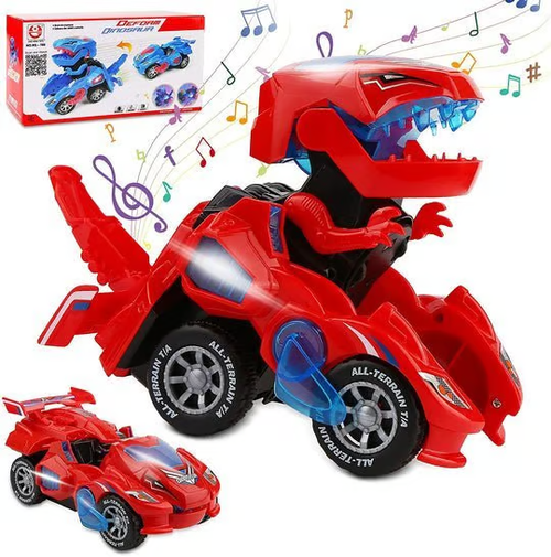 🔥 Promotion 40% OFF🎁LED DINOSAUR TRANSFORMATION CAR TOY