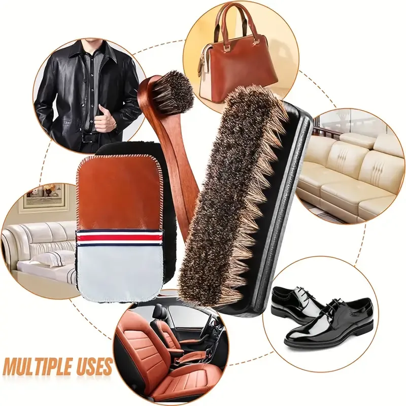 All-Purpose Leather Shoe Care Kit for Various Leather Types in Africa