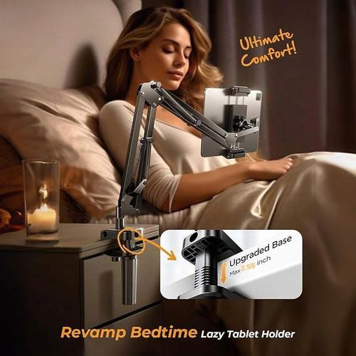 360-degree rotating adjustable and stable multifunctional aluminum alloy stand metal cantilever desktop mobile phone iPad stand