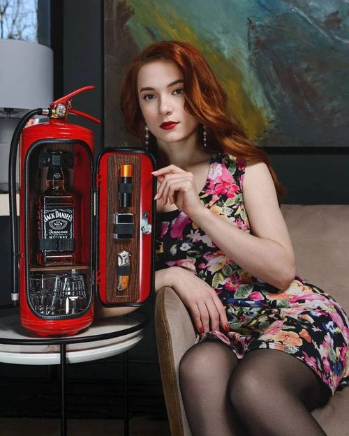 My Cave My Rules gift Can Bar Set Fire Extinguisher