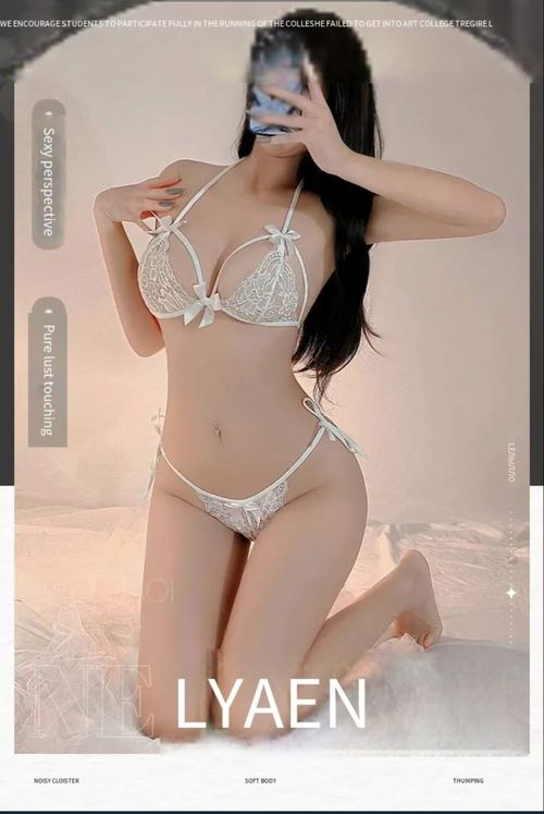 💖 💋✨ Lace crotchless three-point sexy adult products