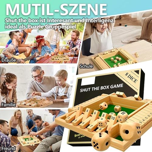 🔥💋Wooden Board Games 🔥 The Ultimate Family Flip Block Game💖🌟⚡
