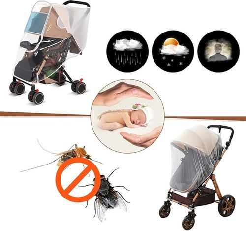 Baby Stroller with Car Seat and Mommy Bag