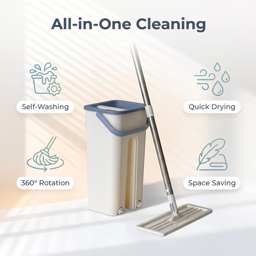 Mop and bucket set for home use