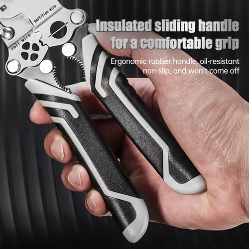 💥Multifunctional Folding Wire Stripper-Professional Electrician Tool
