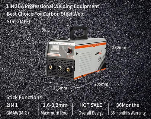 Portable inverter welding machine with 15A plug