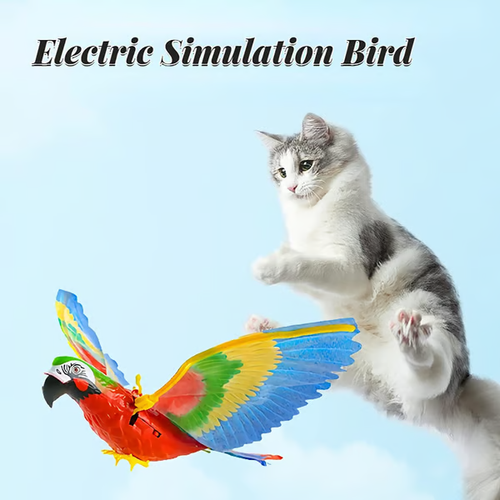 ⚡Automatic Moving Simulation Bird Interactive Cat Toy for Indoor Cats