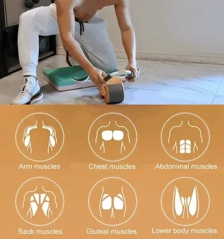 💪Automatic Ab Roller System, Get Perfect Abs. (Hot Sale Upto 50% Off)