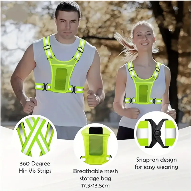 🔥Men's and women's running vest chest phone holder