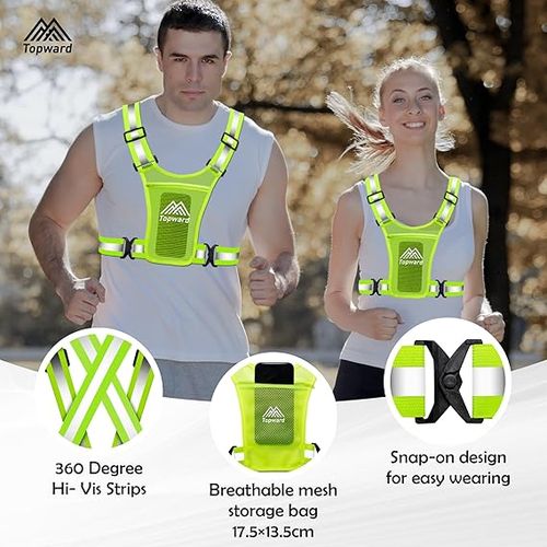 🔥Men's and women's running vest chest phone holder