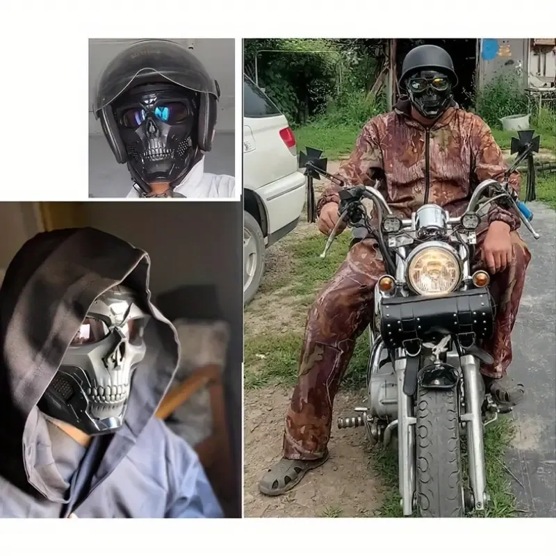 Motorcycle Helmet Riding Goggles Glasses Anti Fog Face Mask Dirt Bike ATV Motocross Eyewear