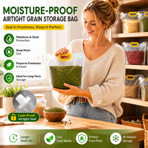 🌾 Moisture-Proof Airtight Grain Storage Bag