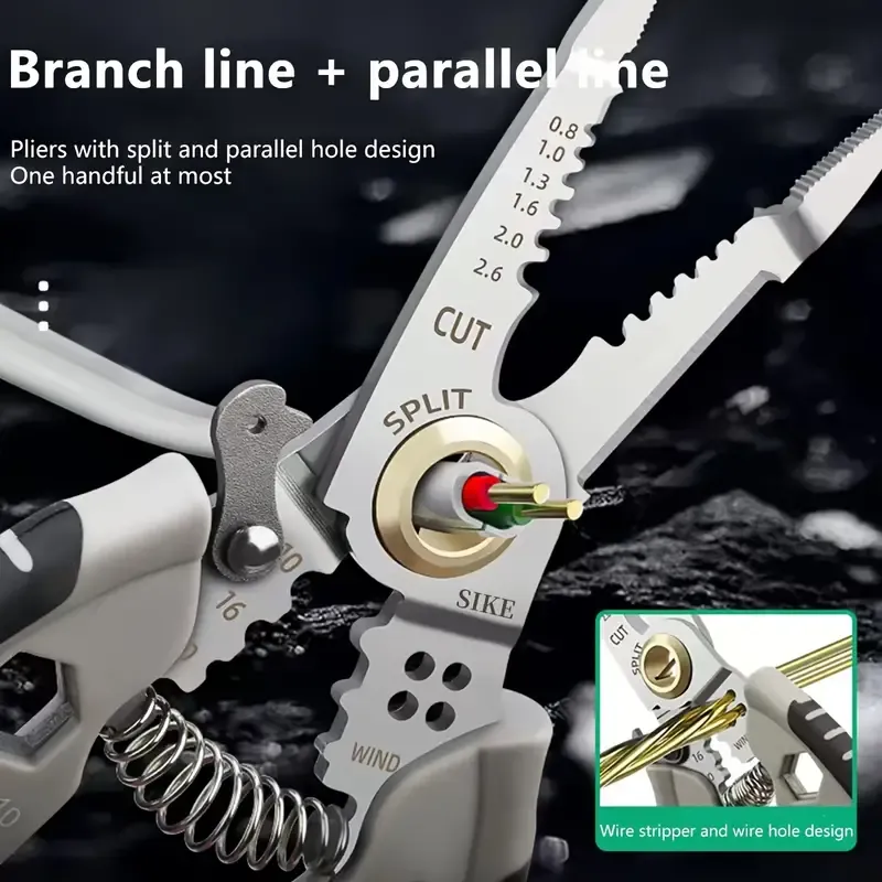 6 in 1 Pliers Tool Wire Strippers