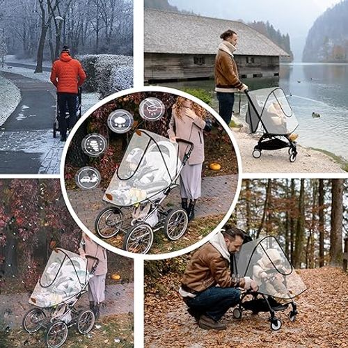 Baby Stroller with Car Seat and Mommy Bag