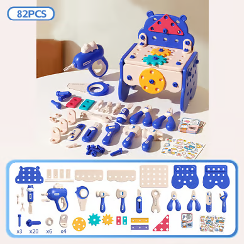 🔥Hippo All-in-one Tool Hub DIY Montessori Tool Box Set