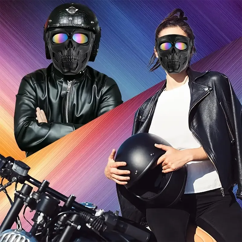 Motorcycle Helmet Riding Goggles Glasses Anti Fog Face Mask Dirt Bike ATV Motocross Eyewear