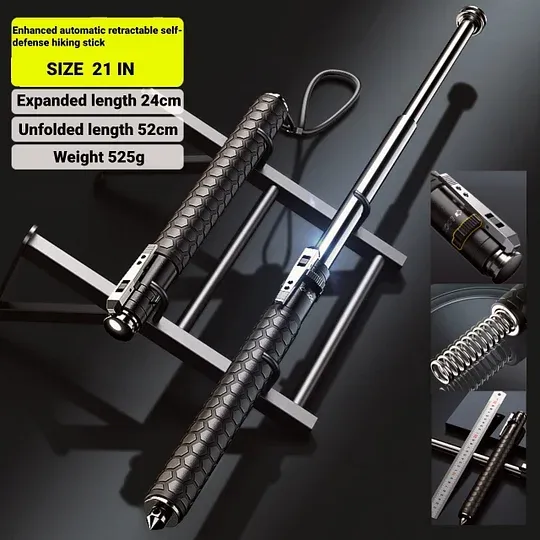 ⭐️Enhanced Automatic Retractable Self-Defense Hiking Stick ⭐️
