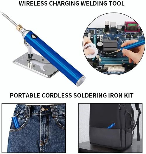 🔥The Ultimate Cordless Soldering Iron - Portable, Fast Heating, Precision Performance!