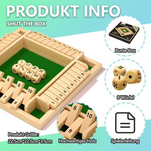 🔥💋Wooden Board Games 🔥 The Ultimate Family Flip Block Game💖🌟⚡