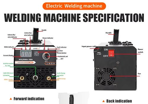 Portable inverter welding machine with 15A plug