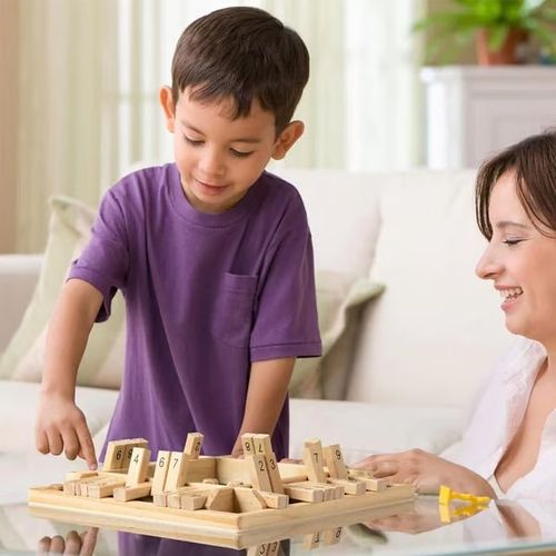 🔥💋Wooden Board Games 🔥 The Ultimate Family Flip Block Game💖🌟⚡