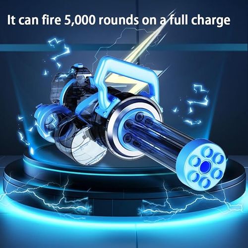 🔥Gatling water gun electric, water gun for children, Glowing effects, range of