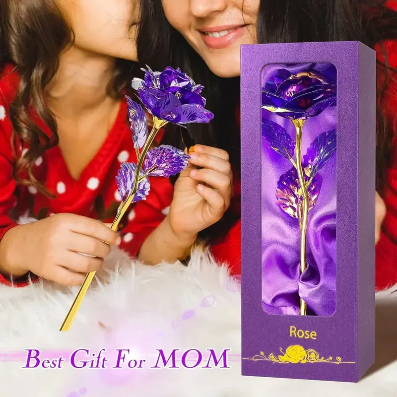 Romantic Rainbow Rose Gift Set with Luxury Gift Box