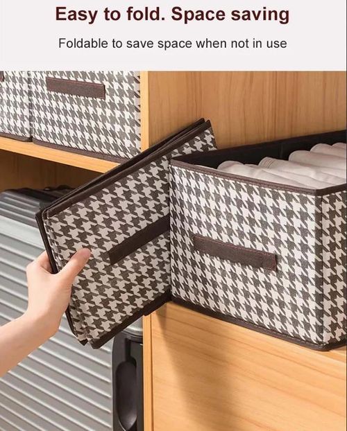 Organizador de calças de ganga dobrável para o armário（3pcs）