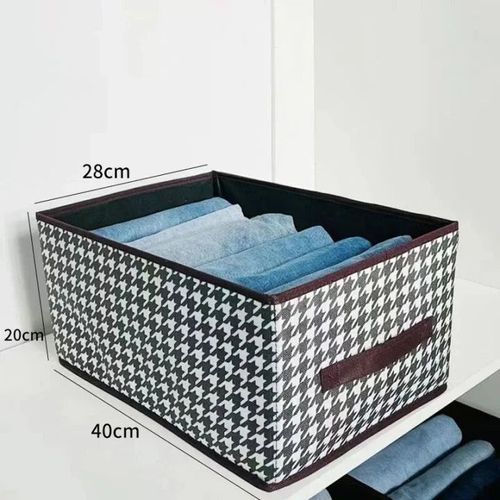 Organizador de calças de ganga dobrável para o armário（3pcs）