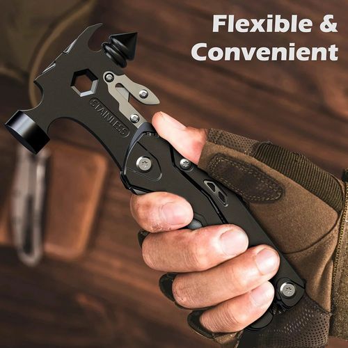 Multifunctional Survival Hammer 14 in 1 Stainless Steel Alloy Material