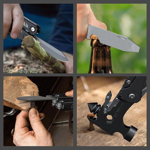 Multifunctional Survival Hammer 14 in 1 Stainless Steel Alloy Material