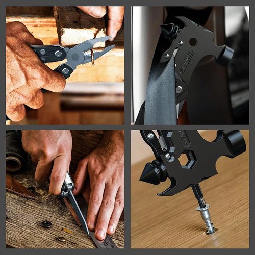 Multifunctional Survival Hammer 14 in 1 Stainless Steel Alloy Material