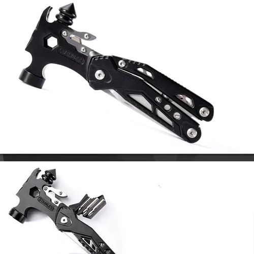 Multifunctional Survival Hammer 14 in 1 Stainless Steel Alloy Material