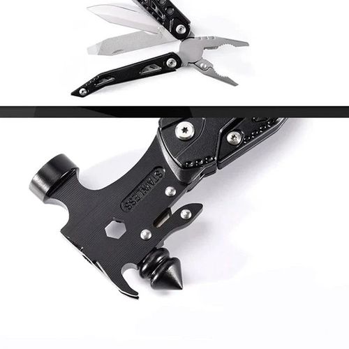 Multifunctional Survival Hammer 14 in 1 Stainless Steel Alloy Material