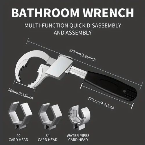 Multifunctional Bathroom Wrench