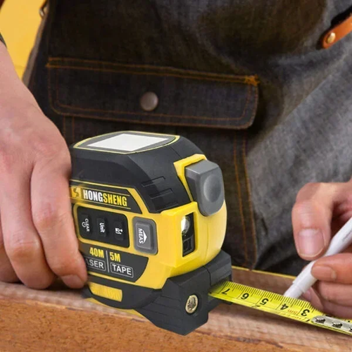 3-In-1 Infrared Laser Tape Measuring (Imperial & Metric)