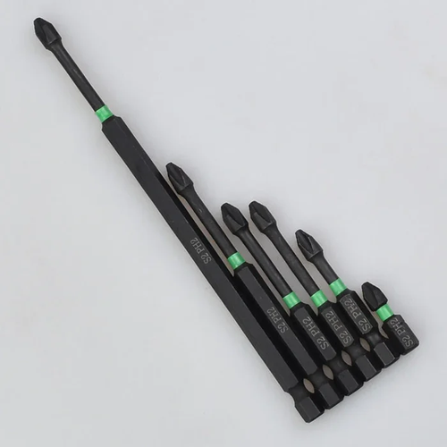 Conjunto de pontas para aparafusadoras de impacto cruzado (6 peças)
