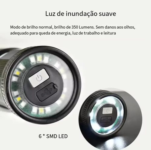 Lanterna LED brilhante com desconto por tempo limitado☀️