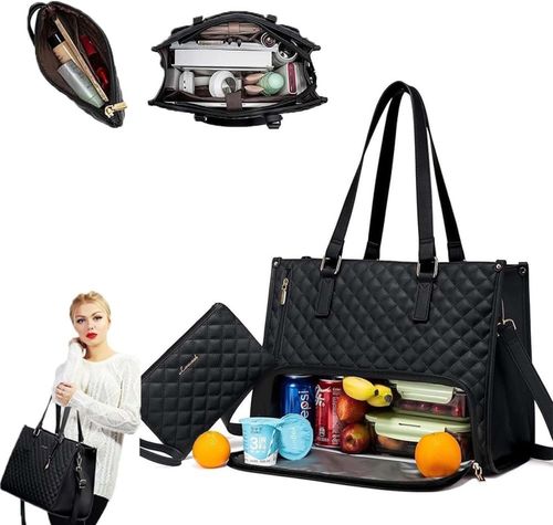 💼 A bolsa tote 2 em 1 definitiva – onde a elegância encontra a funcionalidade! 🍽️