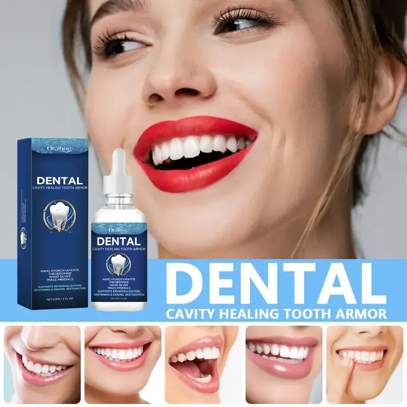 Fluoride-Free Hydroxyapatite Tooth Armor Drops | Enamel Repair, Whitening & Fresh Breath | Gentle Oral Care for Sensitive Teeth teeth whitening products