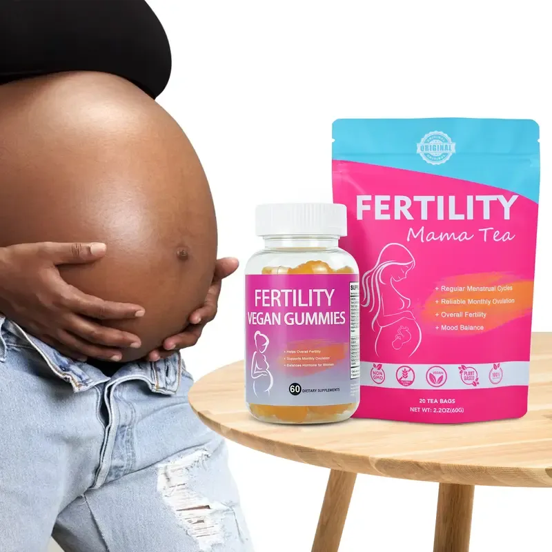 Aromlife Natural Try to Conceive Tea Gummies for Women to Regular Menstrual Cycle and Ovulation, Herbal TTC Set Improve Reproductive Wellness, TTC Set for Women Fibroids & Balance Hormone